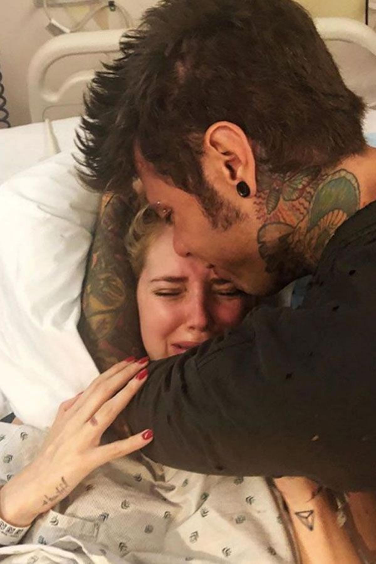 Chiara Ferragni y Fedez emocionados por la llegada de Leone