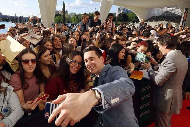 Photocall de la inauguración de la exposición de Harry Potter en València