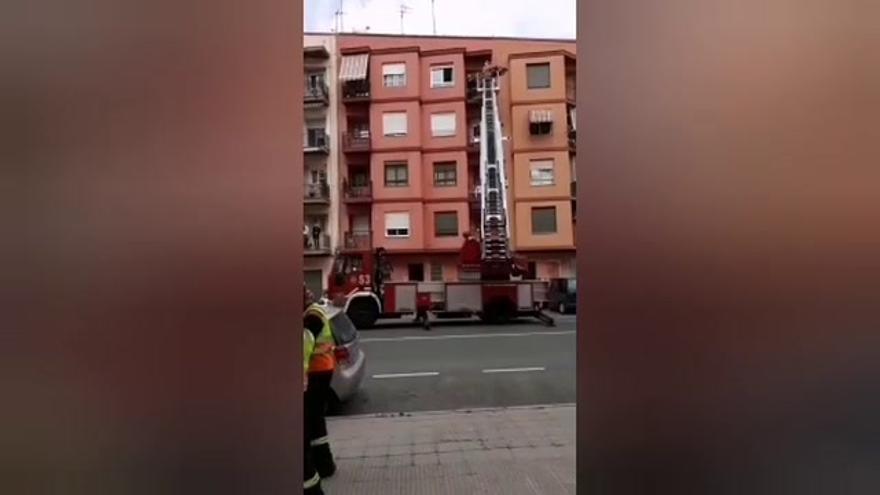 Rescate vecino Grao enfermo