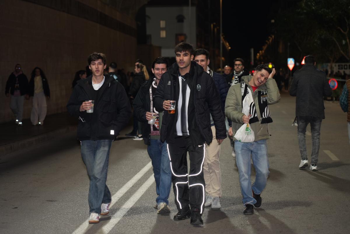 Ambientazo en la previa del Castellón-Dépor