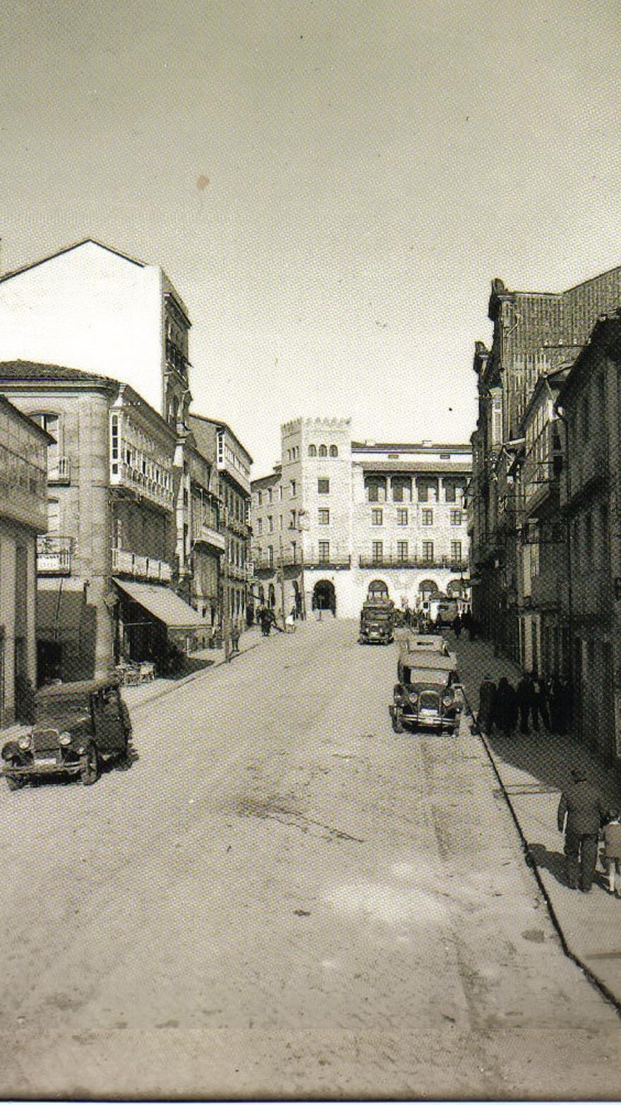 La rúa da Senra en 1930