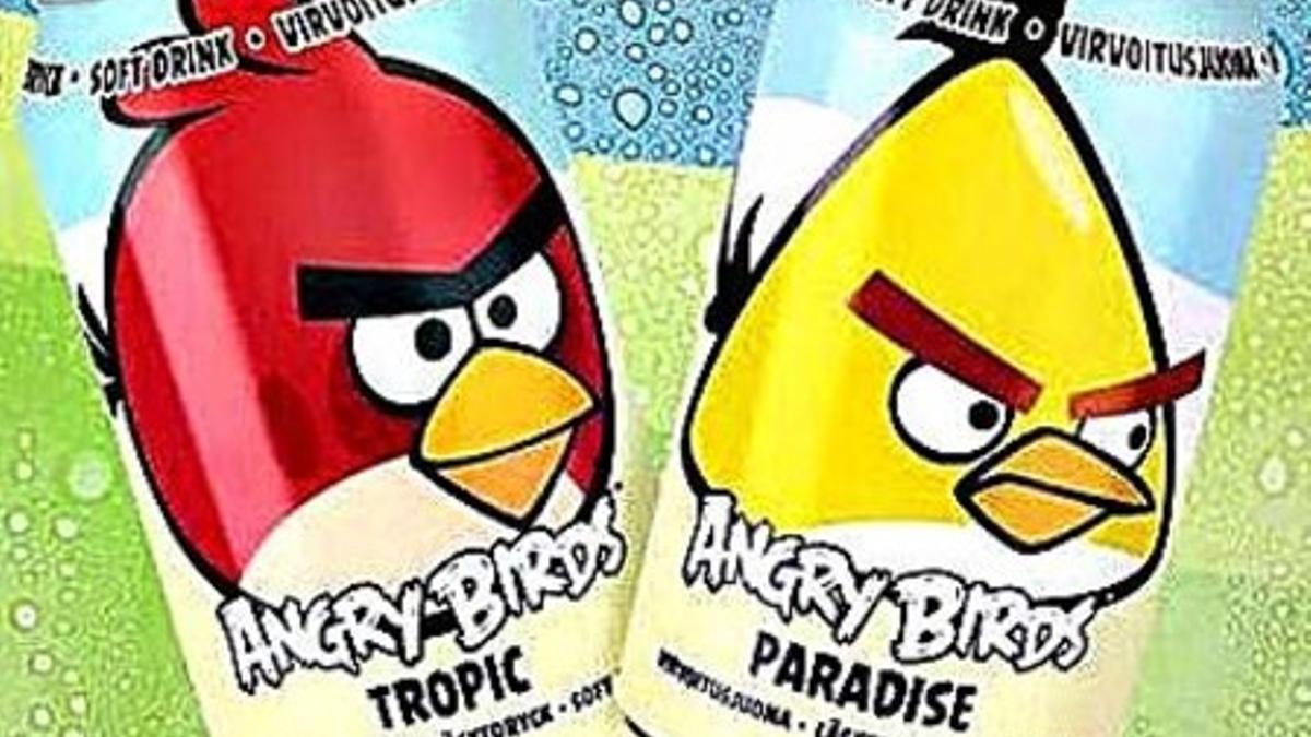 Los refrescos de Angry Birds.