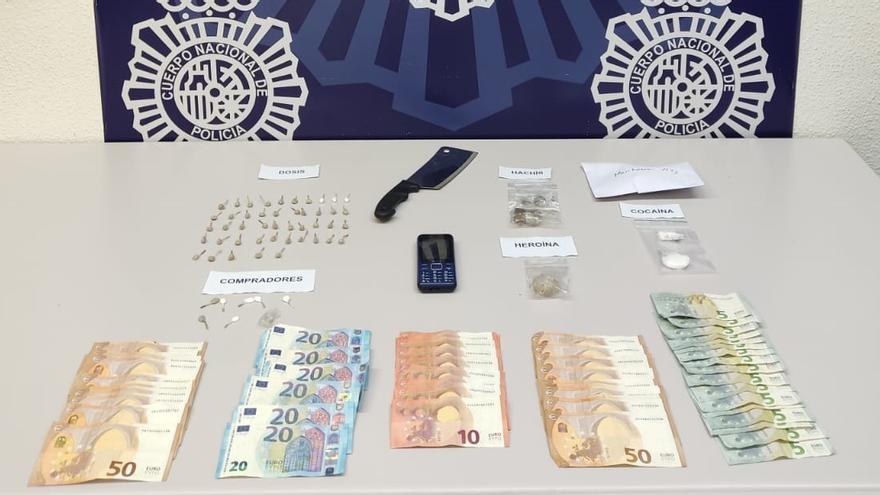 Ocho detenidos por vender cocaína y heroína en Estepona