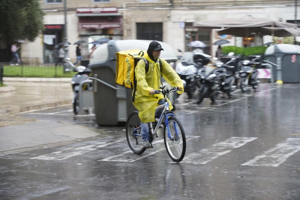 La DANA deja lluvia en València