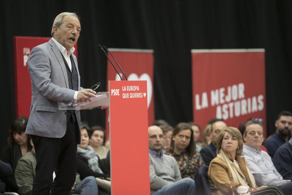Mitin de Borrell y Barbón en Oviedo