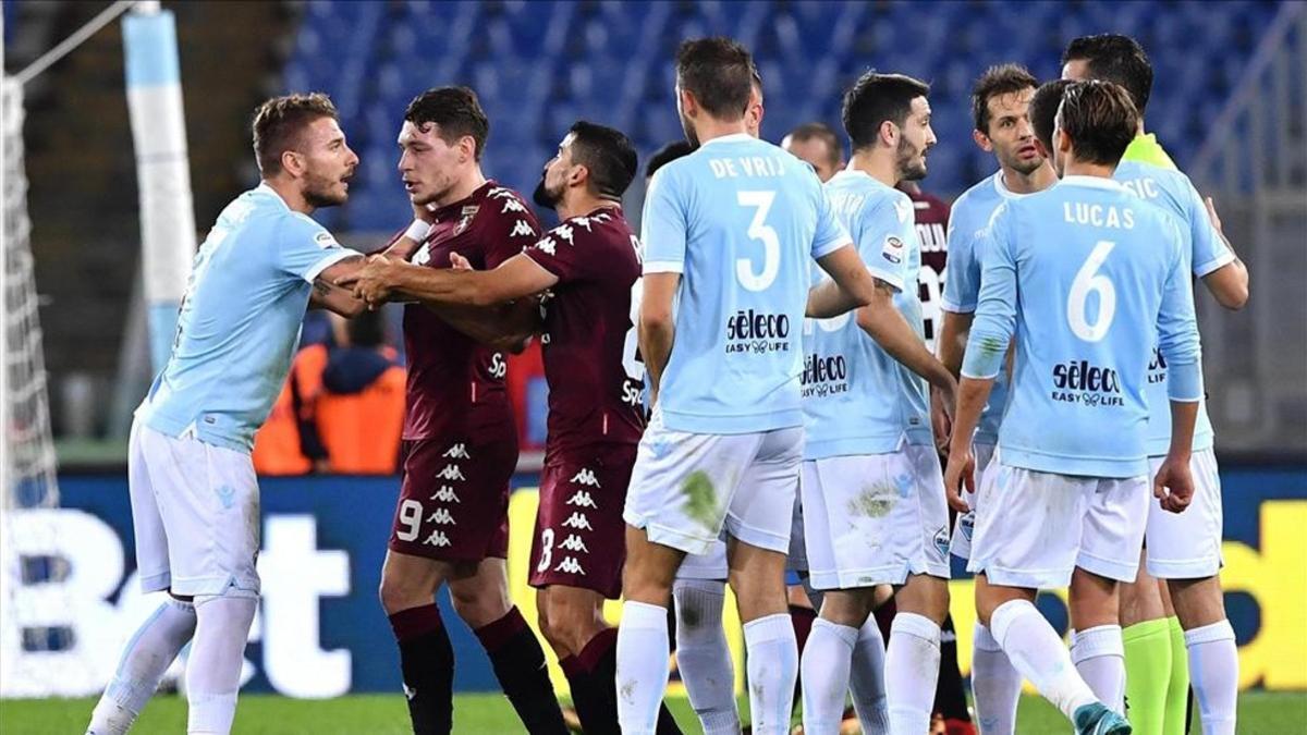 El partido entre la Lazio y el Torino estuvo marcado por la controversia