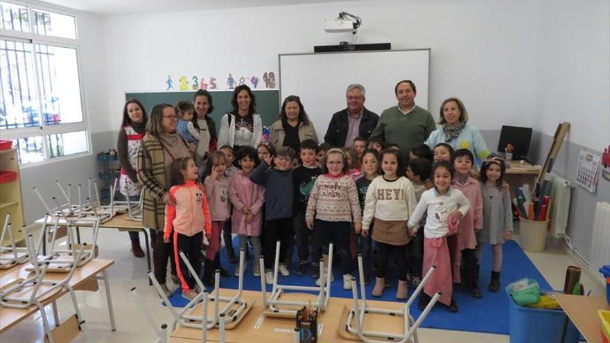 Los alumnos de Infantil estrenan las nuevas aulas tras la reforma