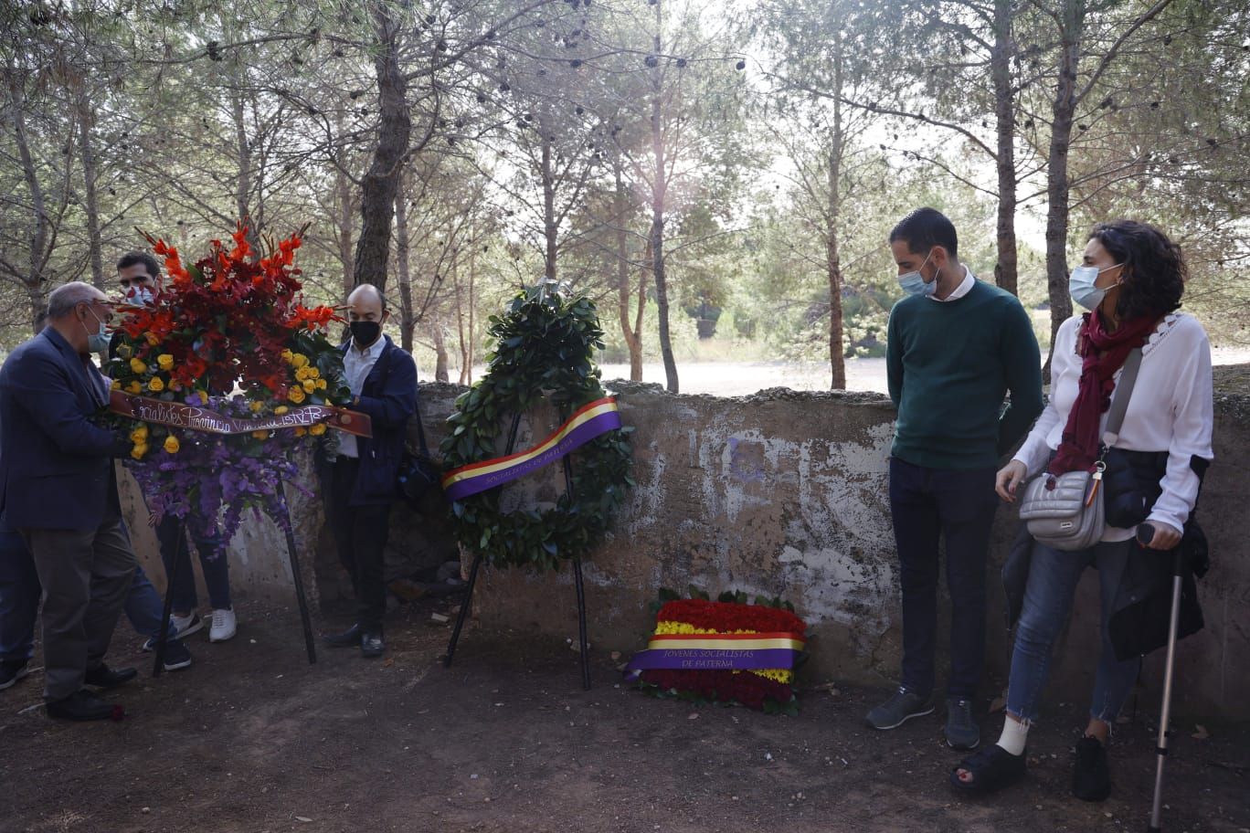 Homenaje socialista en el Paredón de España