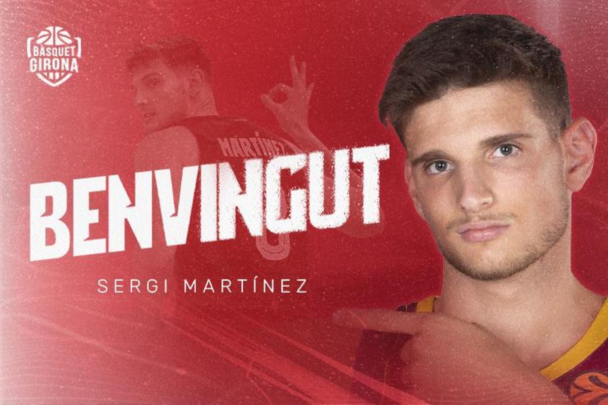 Sergi Martínez espera que el Bàsquet Girona sea un trampolín para regresar al Barça
