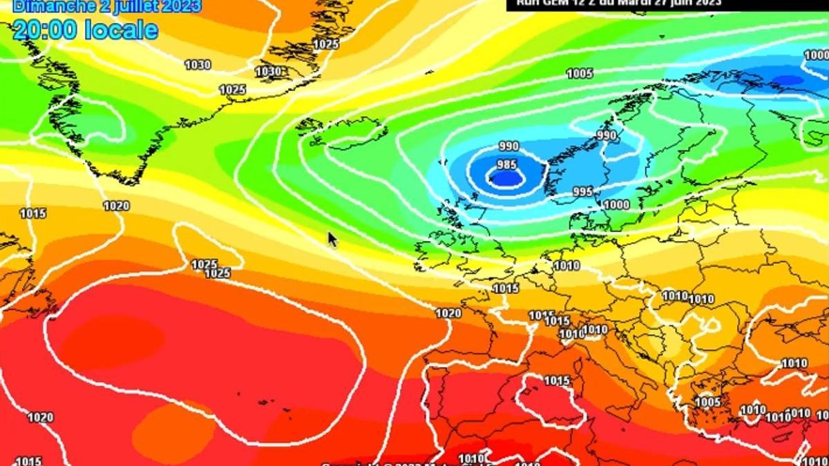 Predicción meteo julio