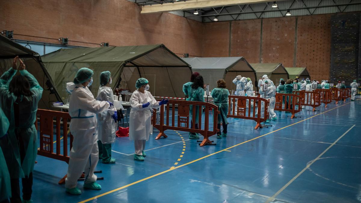 GALERÍA | El cribado de Santa Elena en la Ciudad Deportiva de Zamora, en imágenes