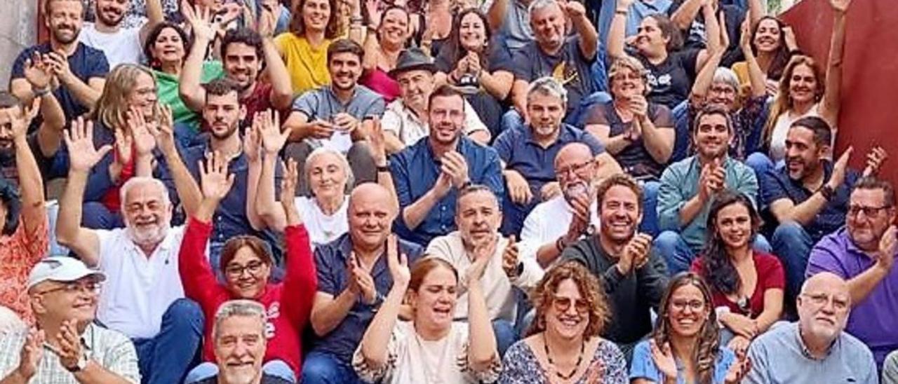 Imagen de los participantes en la asamblea de partidos canarios de izquierda que se celebró el fin de semana en Tenerife.