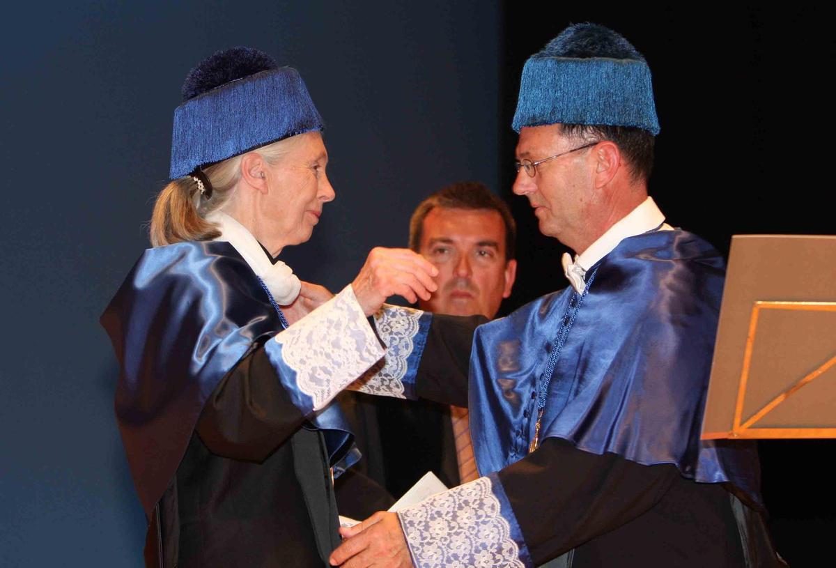 Fallece Jane Goodall, madrina de Primadomus y ‘honoris causa’ por la Universidad de Alicante