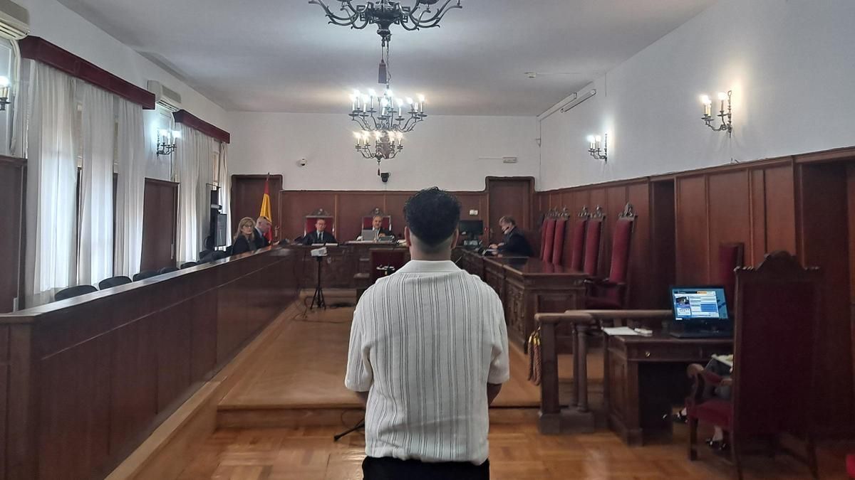 El condenado, el pasado mes de junio durante el juicio en la Audiencia Provincial de Badajoz.