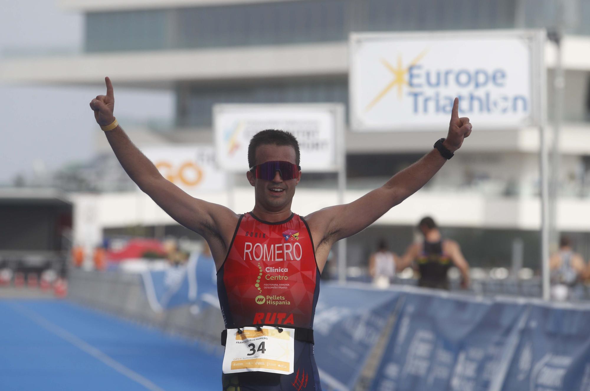 Europe Triathlon Championships Valencia 2021.  Supersprint Open masculino y femenino