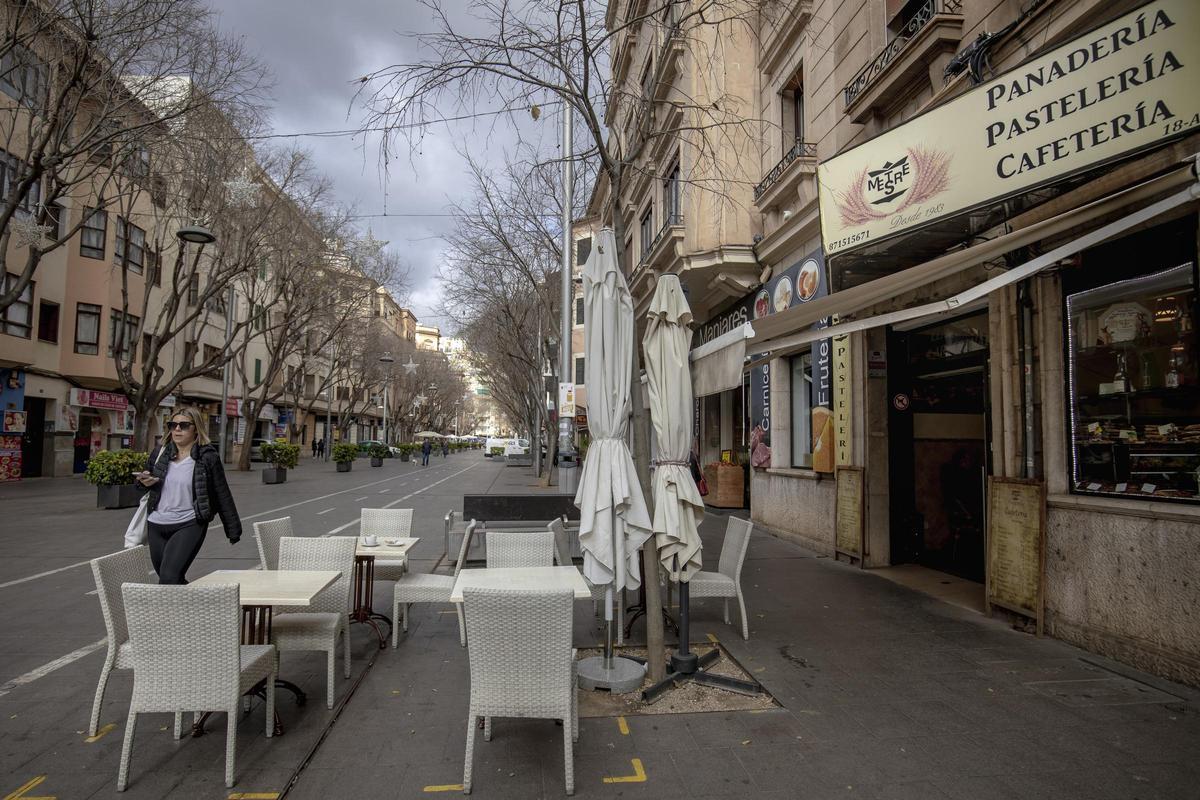 La panadería y cafetería Mestre de la calle Blanquerna.