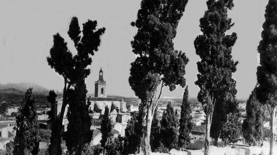 Vista del Calvari a principis del segle XX.