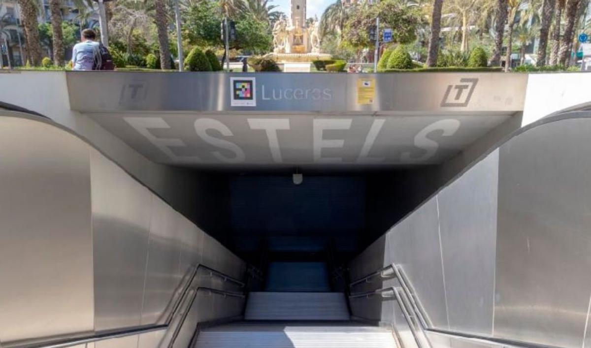FGV cerró los accesos a la estación de Luceros.