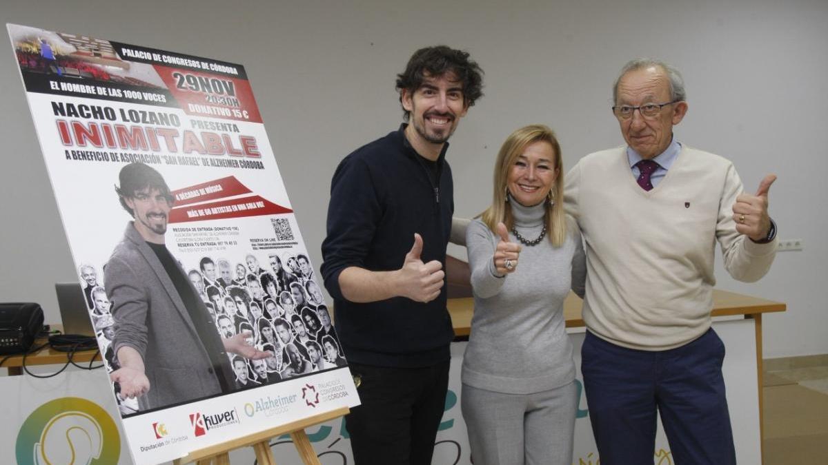 Nacho Lozano presenta su espectáculo &#039;Inimitable&#039;, a beneficio de Alzheimer Córdoba