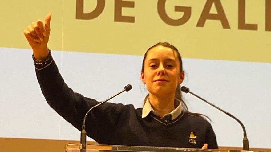 Irene Curty Novoa, Mejor Oradora de Galicia