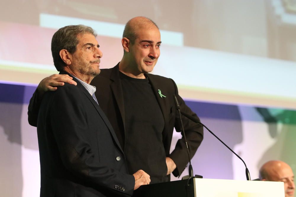 Marcos Fajardo, Miguel Ángel Catalina, María del Carmen Navas, Salvador Guzmán, Amparo Gallardo, Belén Cuesta, y en el apartado de empresas e instituciones, los servicios informativos de Canal Sur en Málaga, la Federación de Mujeres de la Comarca Nororiental de Málaga, el IES Guadalmedina y La Curruca, una panadería en Coín, los premiados.