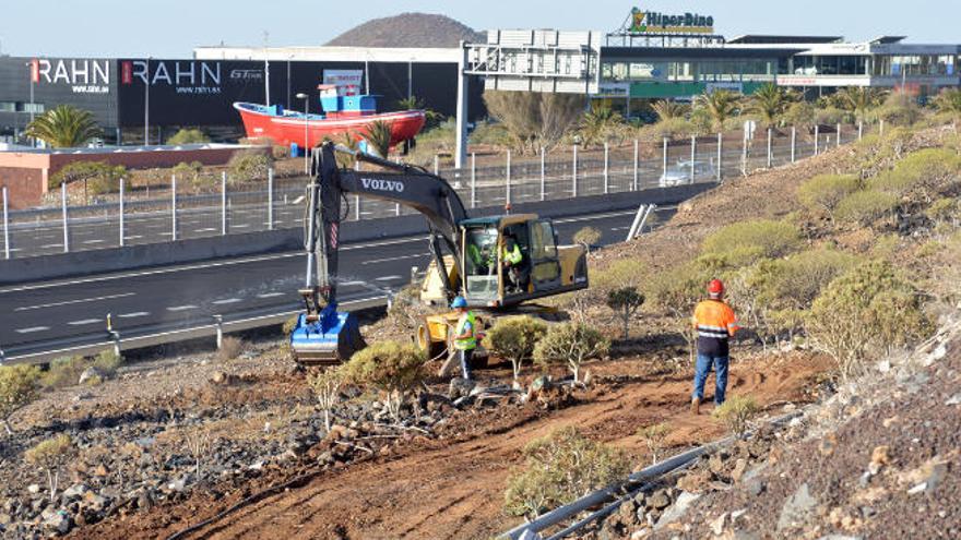 El enlace de Chafiras-Oroteanda, en la autopista del Sur (TF-1).