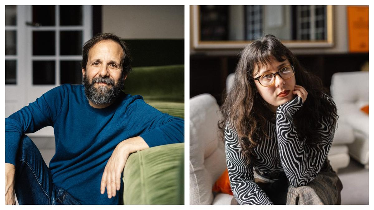 Artur Laperla, premio Finestres de Cómic a la Mejor Obra Infantil y Juvenil; y Natalia Velarde, premio de Cómic a la Mejor Obra