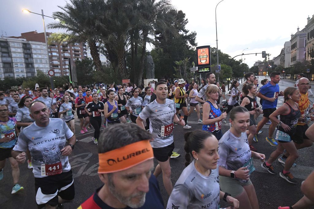 Carrera nocturna de Murcia, en imágenes