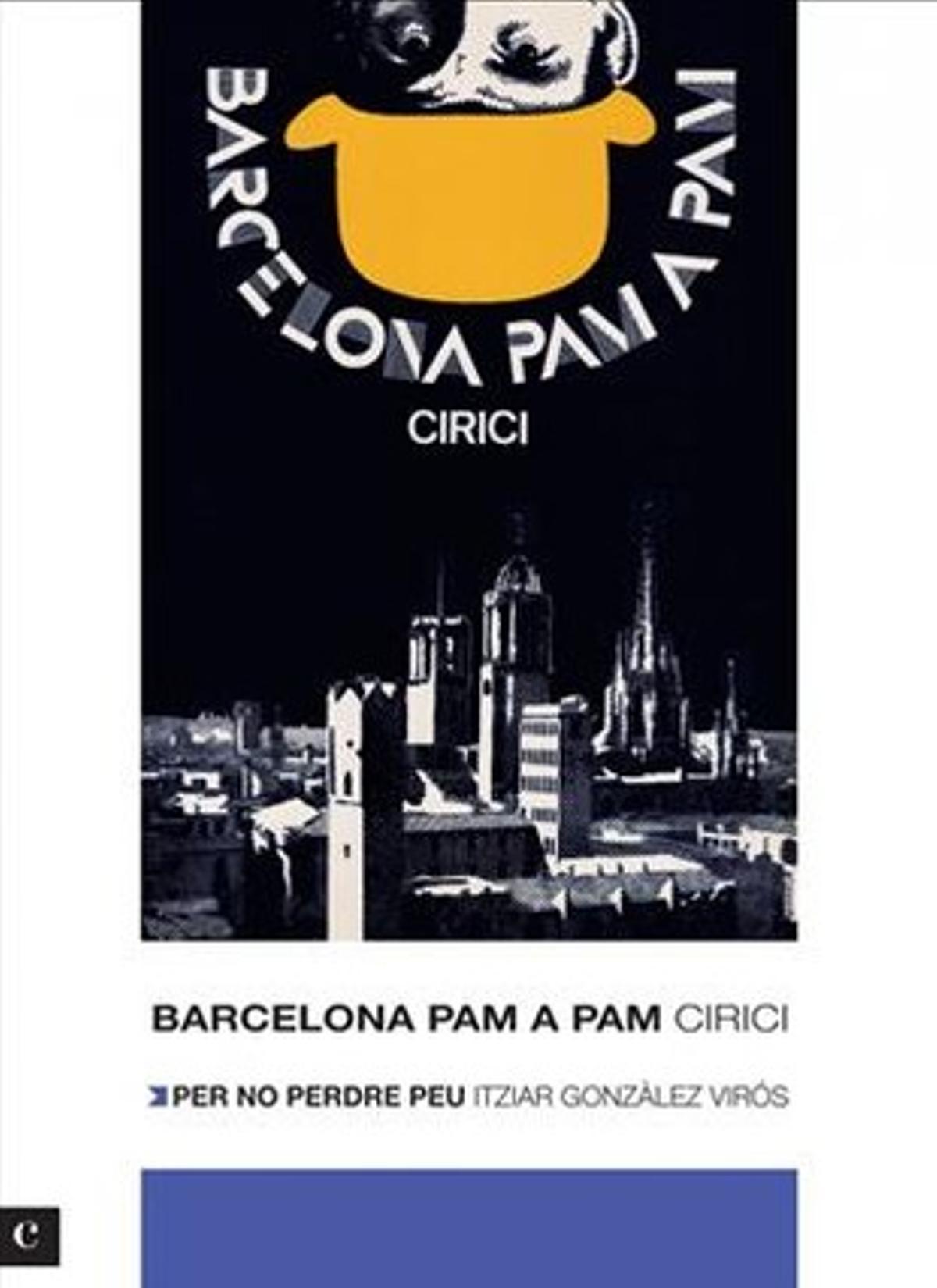 Portada de la nova edició (2012) de ’Barcelona pam a pam’.