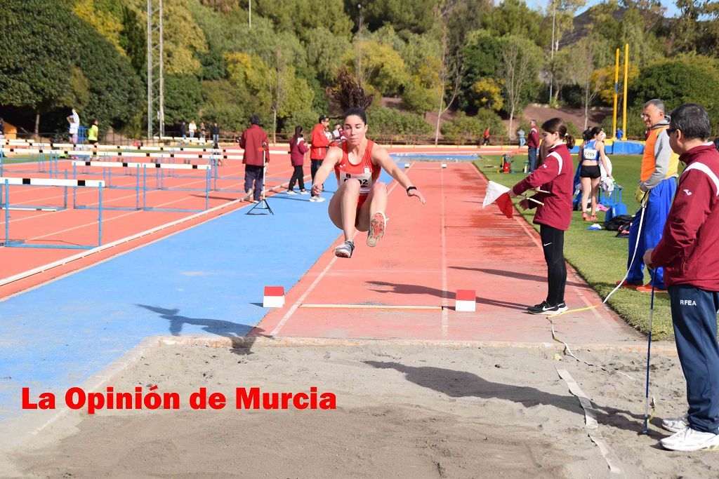 Regional absoluto y sub-23 de atletismo en Lorca (I)