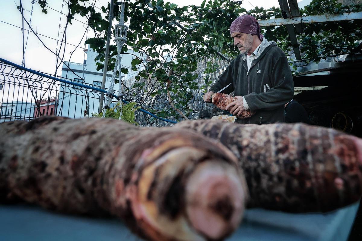 Guisado de ñames en Garachico