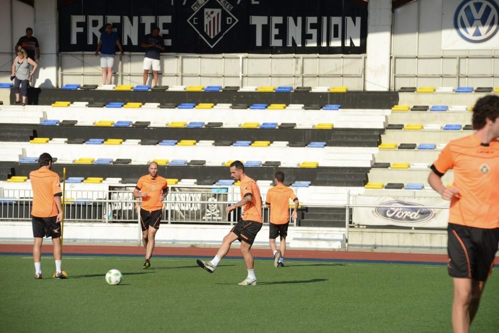 Primer entrenamiento del Caudal Deportivo de Mieres