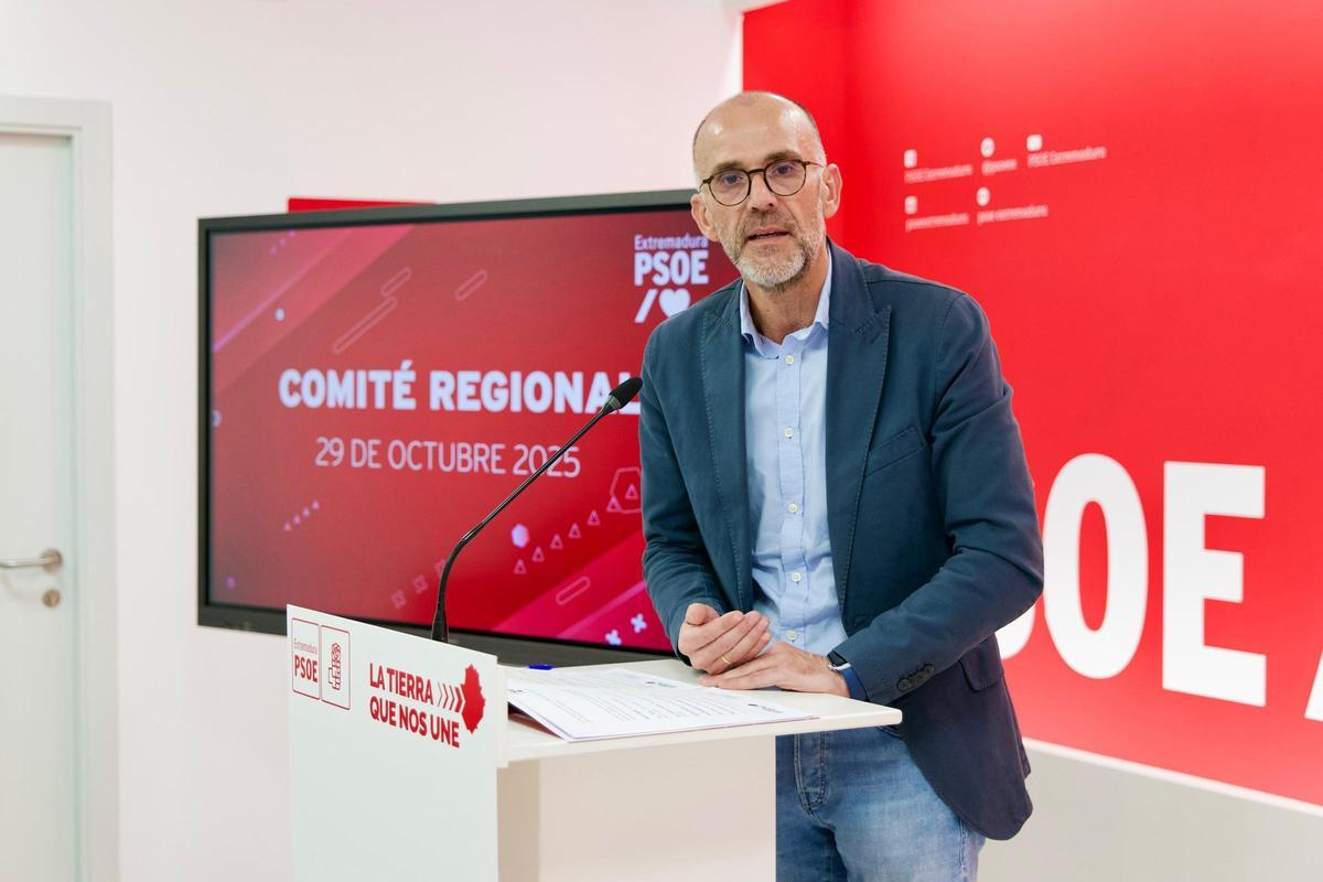 Imagen de archivo del diputado del Grupo Socialista en la Asamblea de Extremadura Manuel Mejías