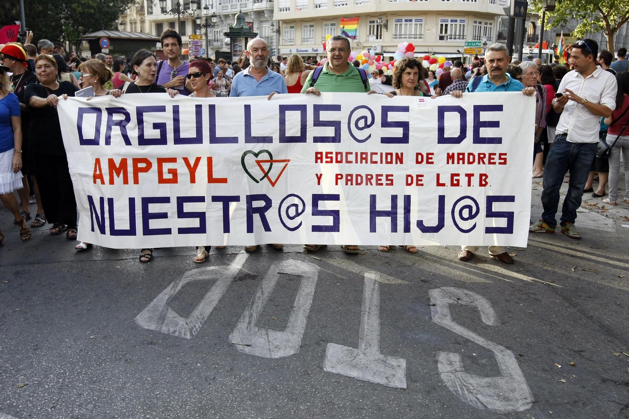 Manifestación y marcha del Orgullo en 2012