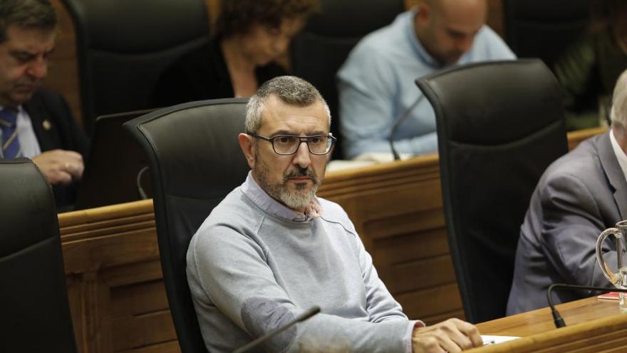 José Carlos Fernández Sarasola, durante un Pleno municipal