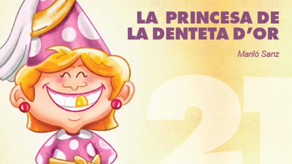 Portada de “La princesa de la denteta d’or”