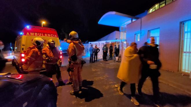 Incendio en una residencia de mayores de Moncada (Valencia)