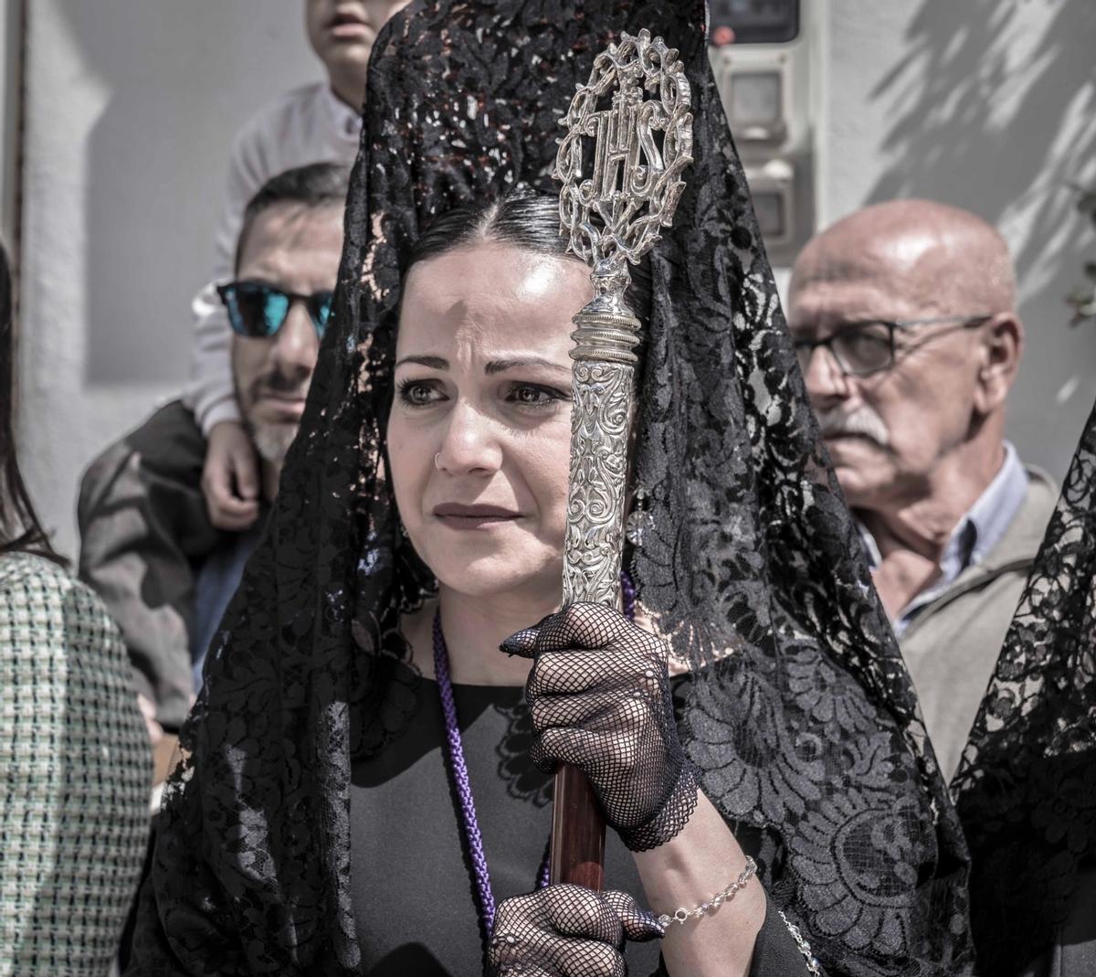 Una mantilla emocionada