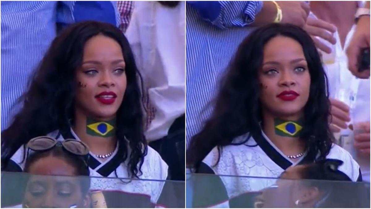 Una brasileña sorprende en el mundial por su increíble parecido con Rihanna