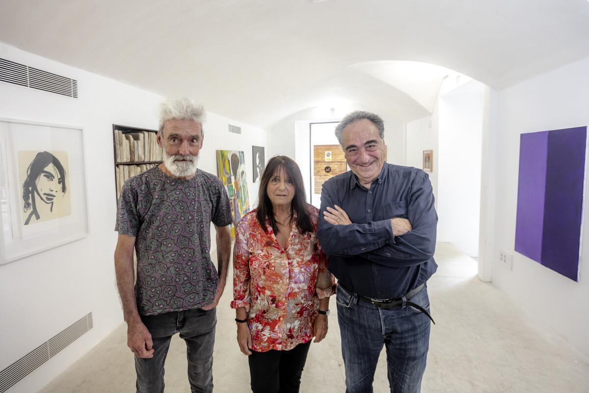 Rafel Joan (izquierda), Maria Carbonero(centro) y Mateu Bauza (derecha) son algunos de los artistas que participarán en la exposición.