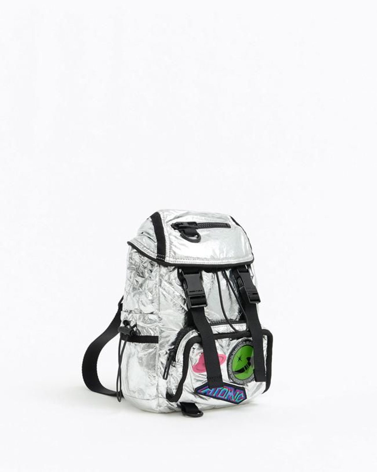 Mochila nylon plata, de Bimba y Lola