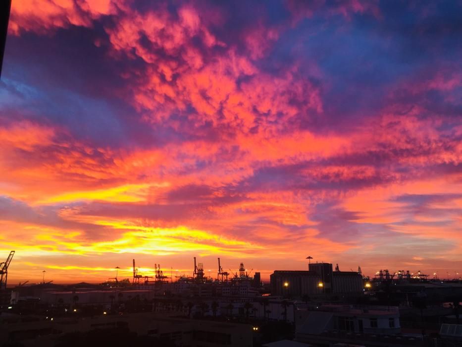 Amanecer en Las Palmas de Gran Canaria (08/12/18)