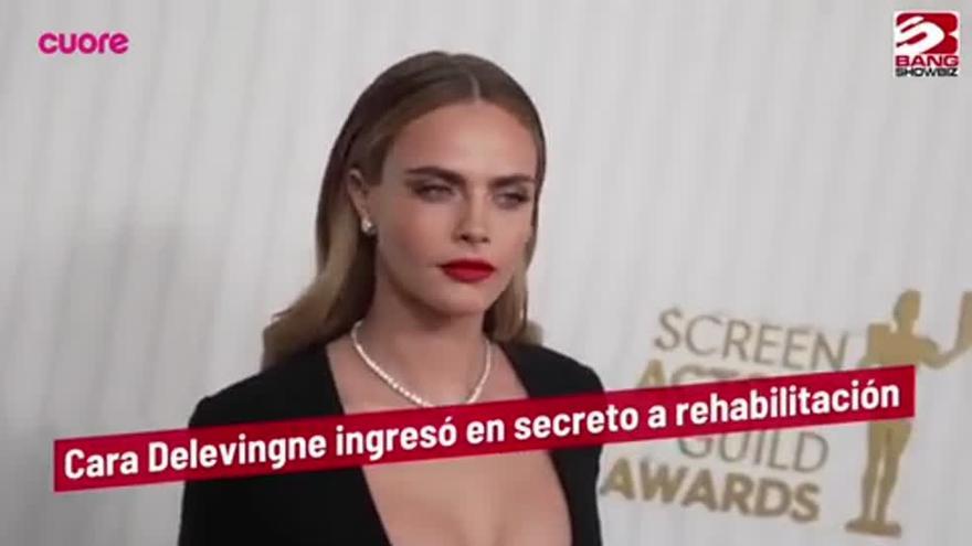 Cara Delevingne estuvo ingresada en rehabilitación en secreto