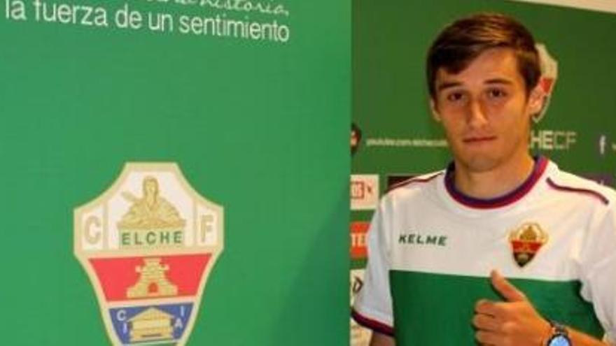 Javi LLor, jugador del Elche Ilicitano