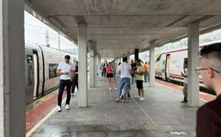 Un incendio en la red de alta velocidad paraliza varios trenes hacia Asturias