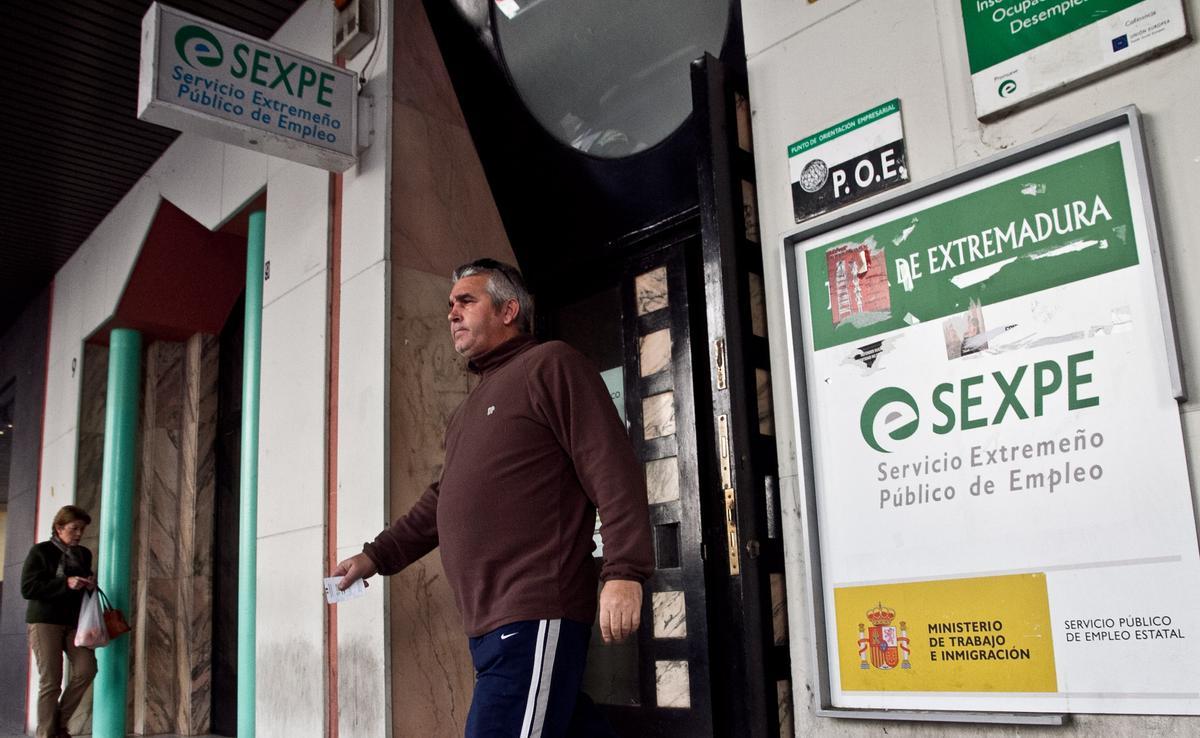 Una oficina del Servicio Extremeño Público de Empleo.