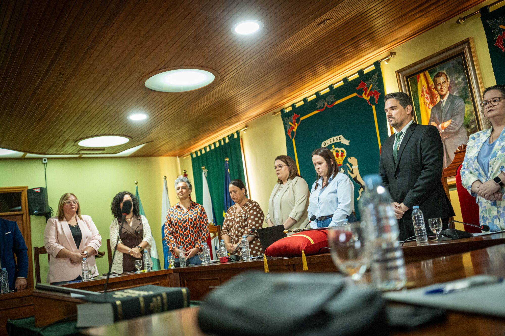 El pleno de La Guancha elige a Alejandro Herrera como nuevo alcalde del municipio.
