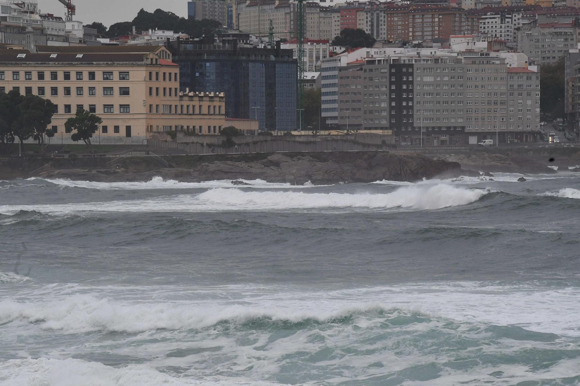 Borrasca Kirk: el paso del temporal por A Coruña