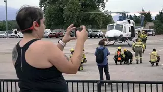 Vecinos de Tortosa celebran la estabilización del incendio de Paüls