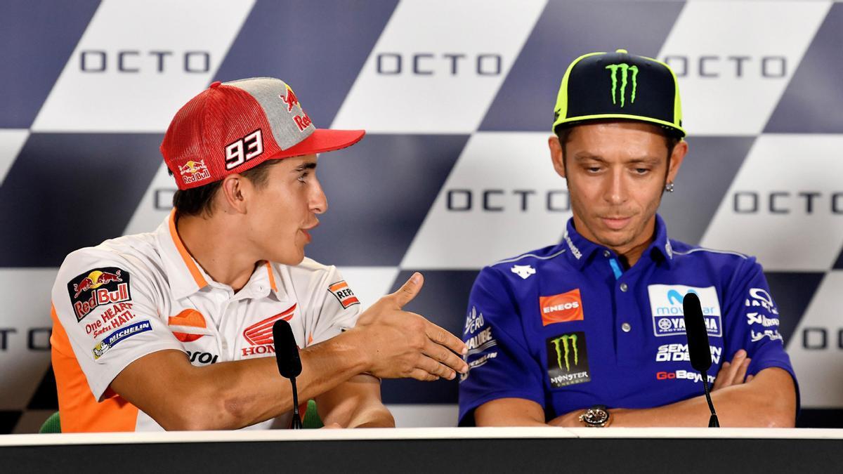 Rossi niega la mano a Márquez, ante la carrera más especial del año.